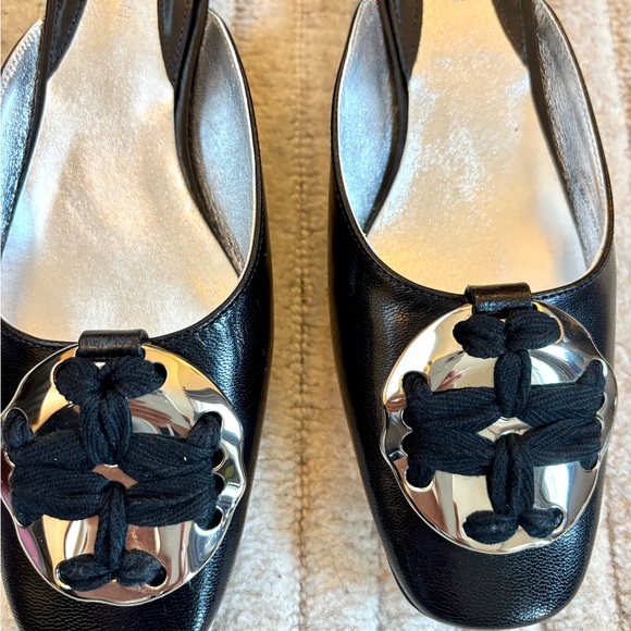 Tory Burch Black Women's Mule Shoes, women's size 6, NWT - Picture 4 of 13
